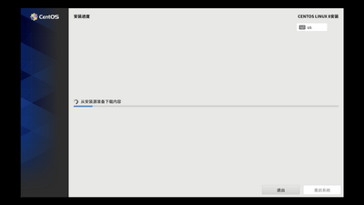 Centos系统安装页面